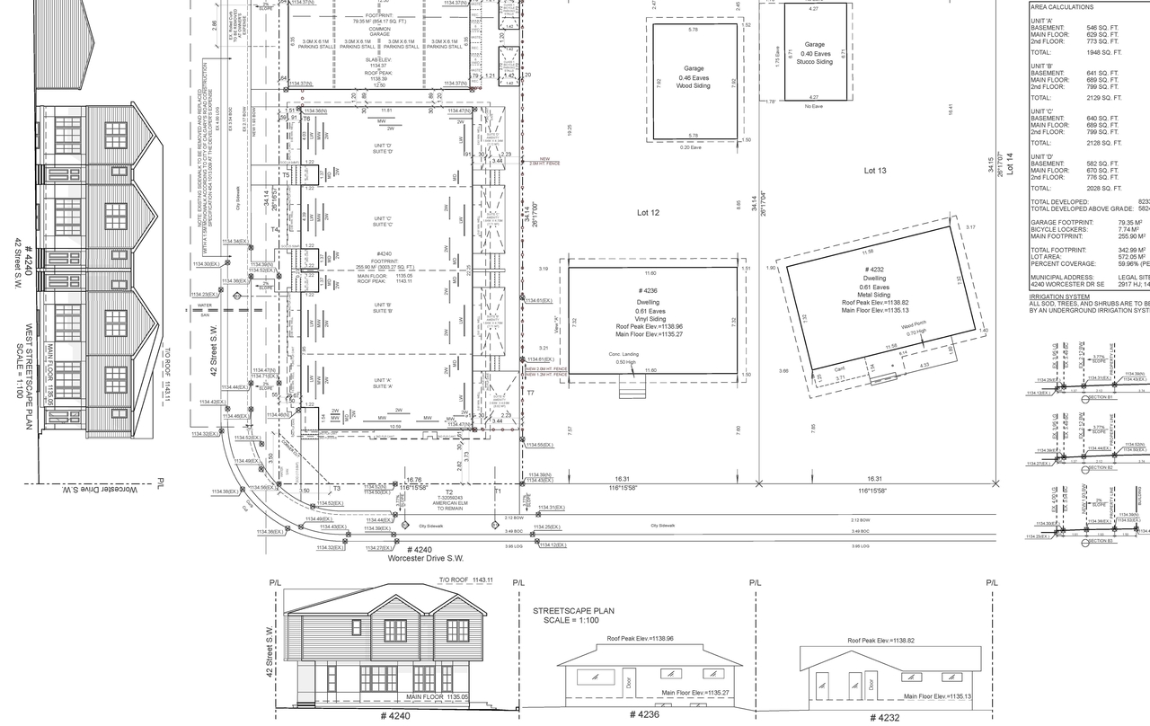 Construction site plan for project from page 1 of the file 'DP2026-01153 DMAP Plans Submitted 2026-05-03 200KB'