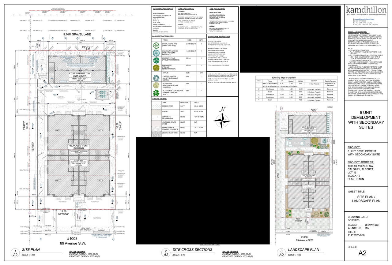 Floor plan for project from page 2 of the file 'DMAP Plans (Amended) DP2026-01169 (5MB) 2026-06-10'