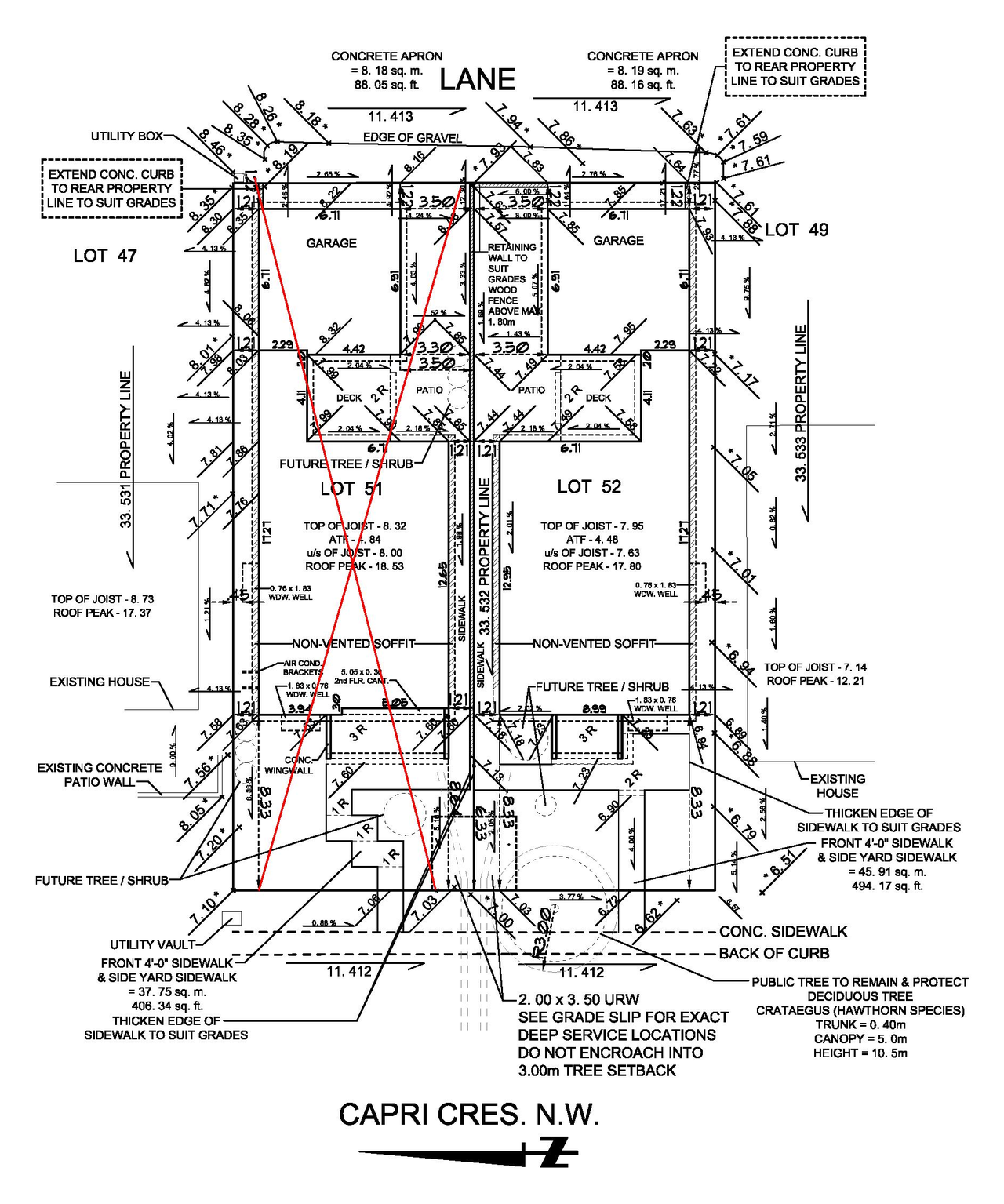 Construction site plan for project from page 1 of the file 'DP2026-01222 DMAP Plans (Amended) (1MB) 2026-05-27'
