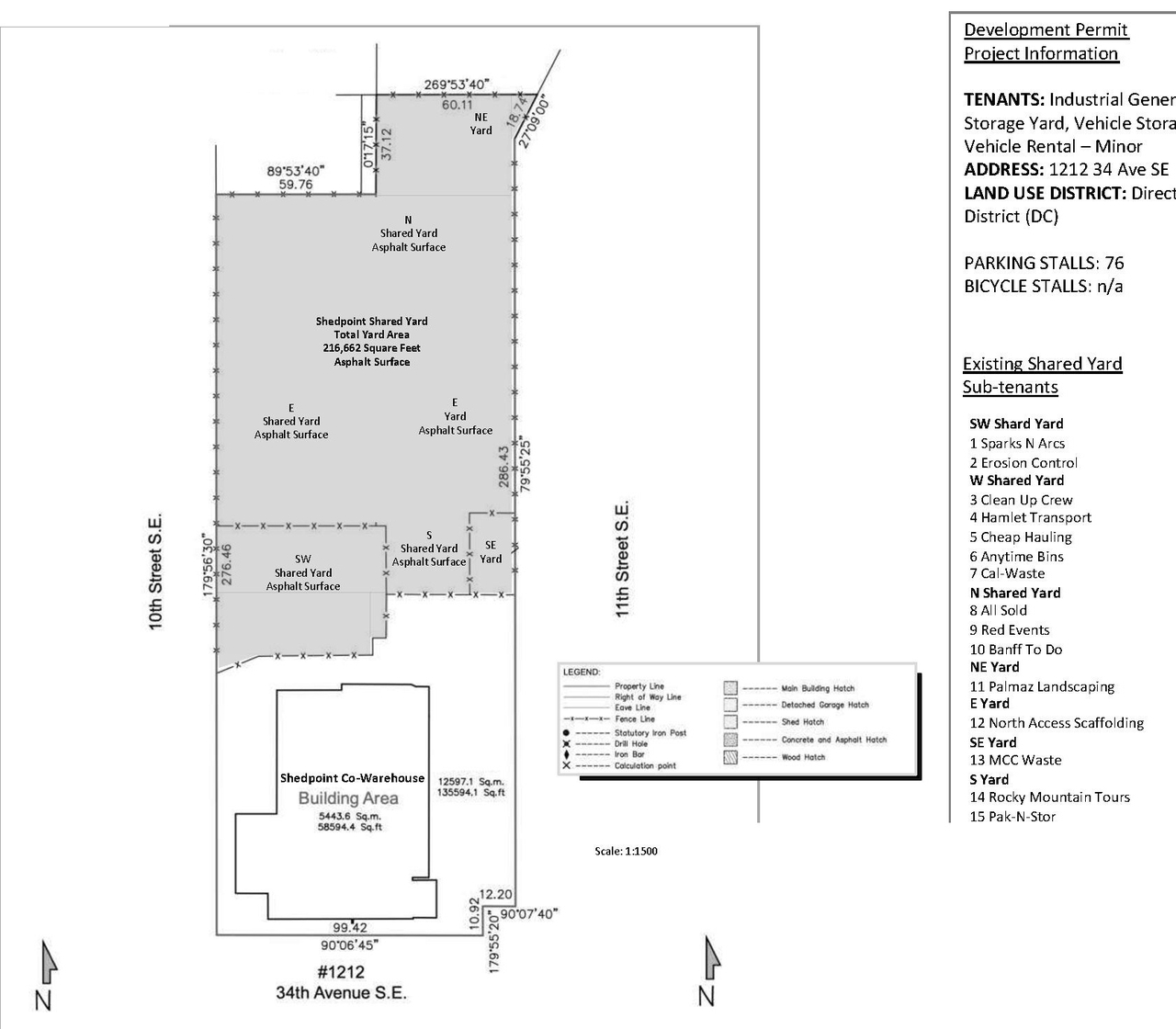 Construction site plan for project from page 1 of the file 'DP2026-01223 DMAP Plans (Submitted)2026-04-23 (2MB)'