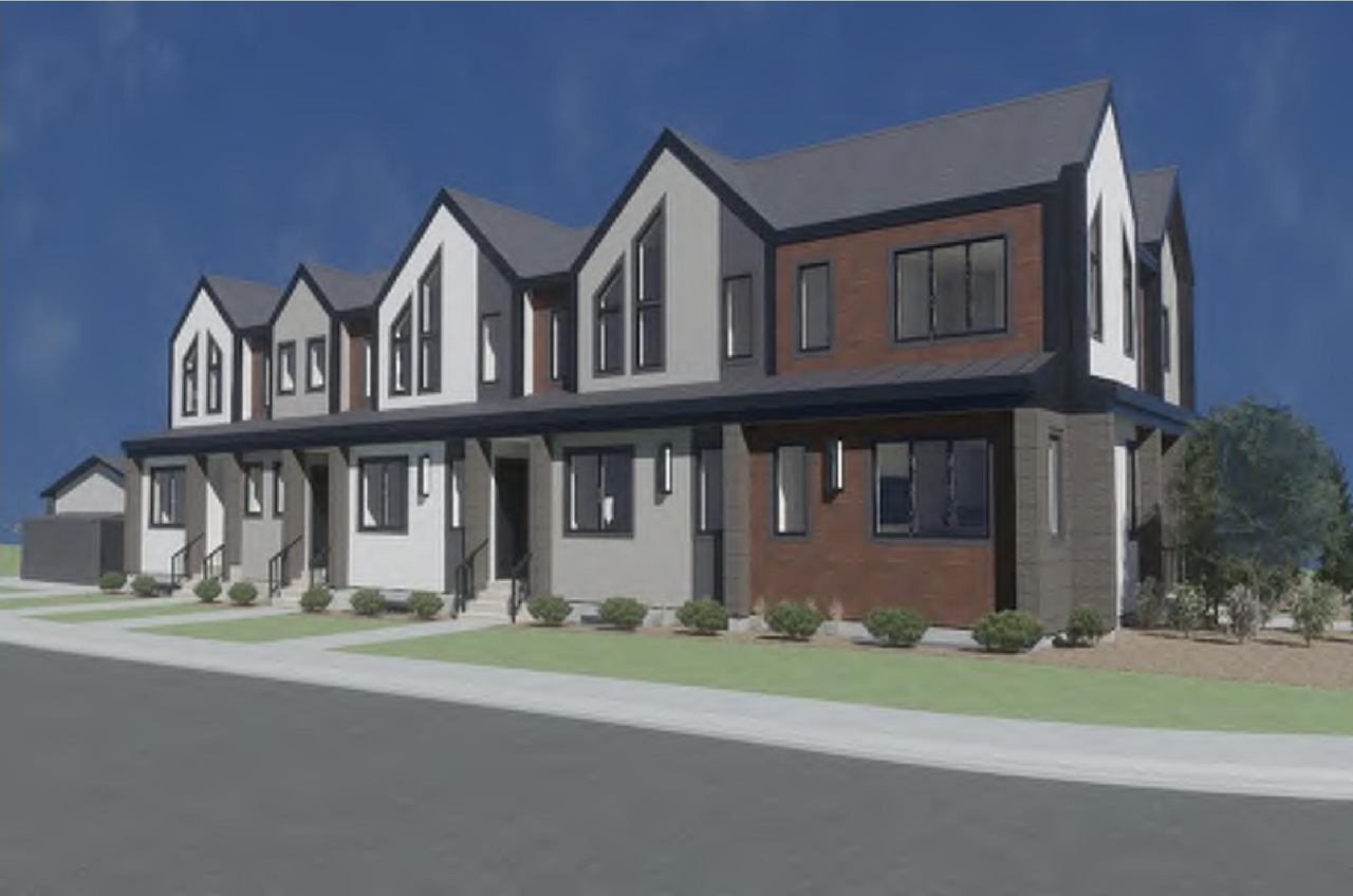 Rendering of building from page 1 of the file 'DMAP Plans (Submitted) DP2026-01263 (3MB) 2026-03-09'
