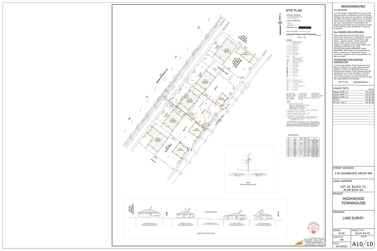 Construction site plan for project from page 6 of the file 'DP2026-01300 DMAP Plans Submitted (4MB) 2026-03-13'