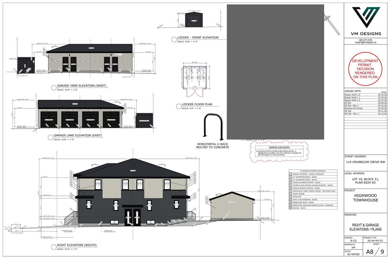 Construction site plan for project from page 5 of the file 'DP2026-01300 - DMAP DECISION RENDERED (5MB) 2026-06-01'