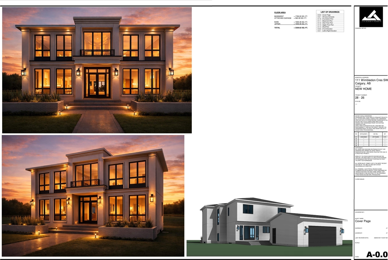 Rendering of building from page 1 of the file 'DP2026-01309 DMAP Plans Amended (2MB) 2026-05-21'