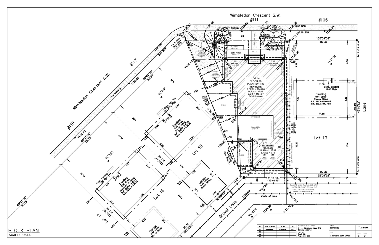 Construction site plan for project from page 5 of the file 'DP2026-01309 DMAP Plans Amended (2MB) 2026-05-21'