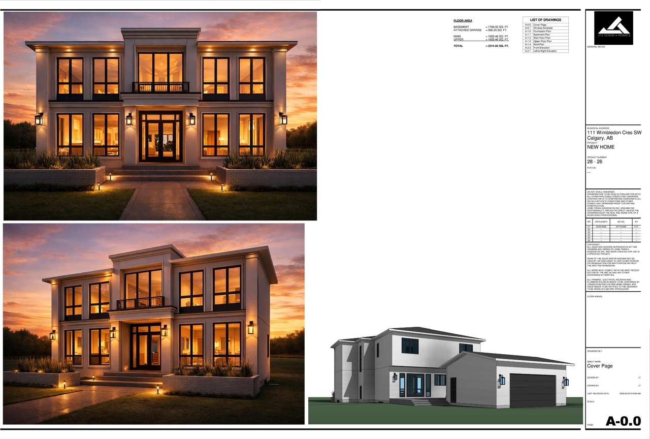 Rendering of building from page 1 of the file 'DP2026-01309 DMAP Plans Submitted (3MB) 2026-03-10'