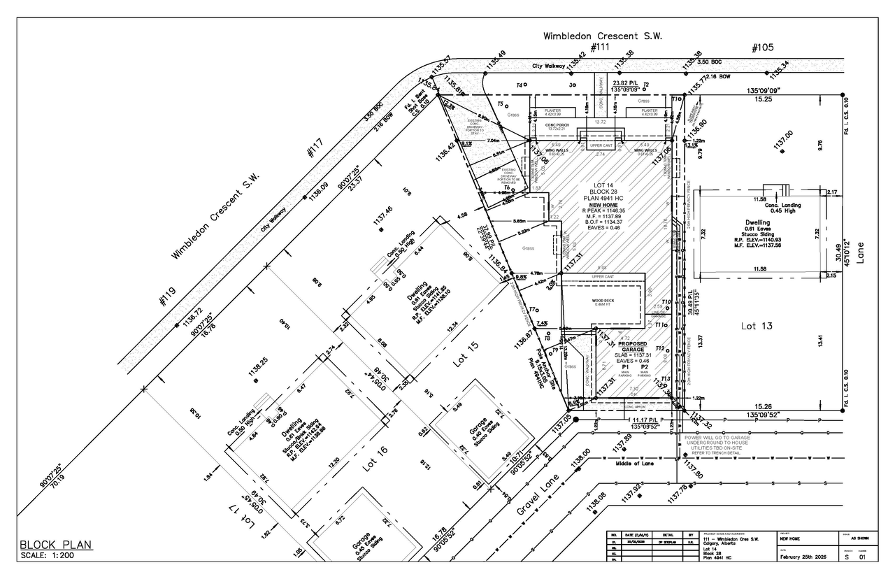 Construction site plan for project from page 5 of the file 'DP2026-01309 DMAP Plans Submitted (3MB) 2026-03-10'
