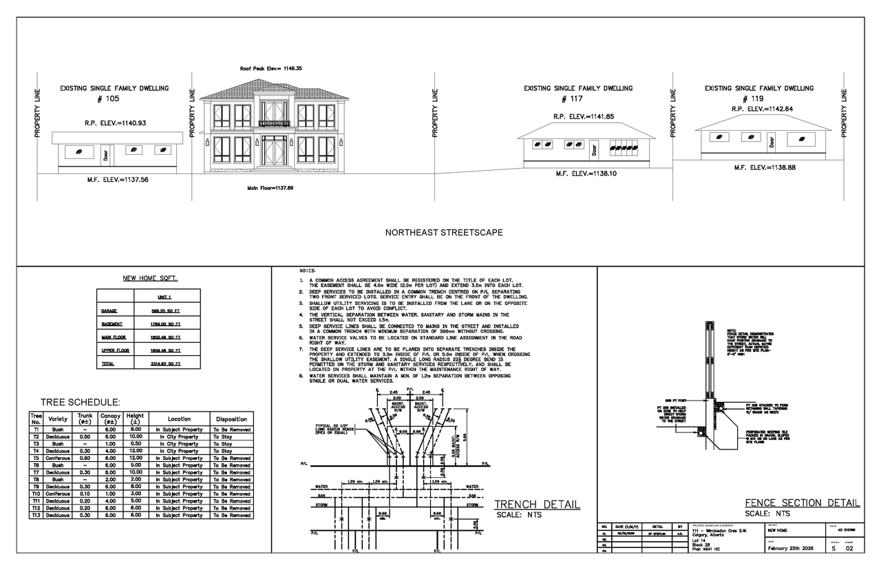 Construction site plan for project from page 6 of the file 'DP2026-01309 DMAP Plans Submitted (3MB) 2026-03-10'