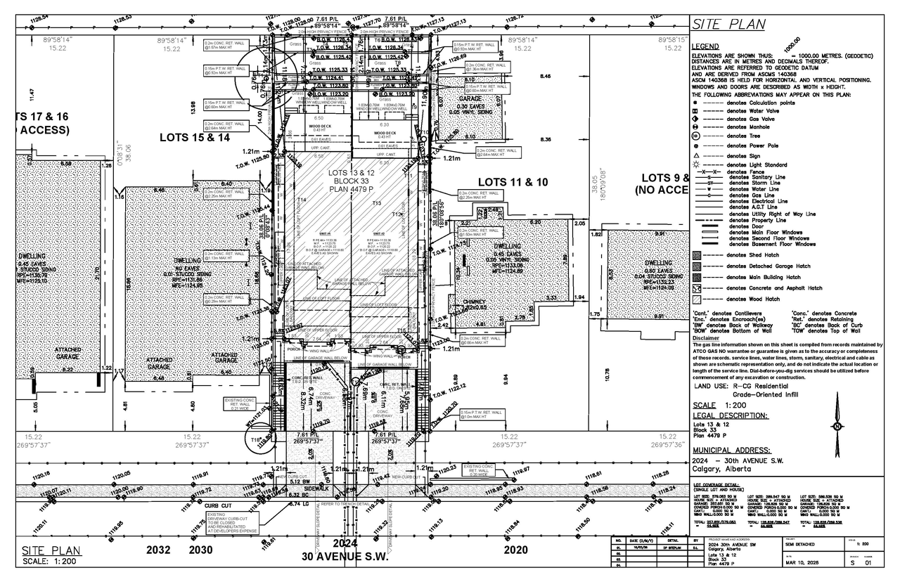 Construction site plan for project from page 6 of the file 'DP2026-01331 DMAP Plans Submitted (3MB) 2026-03-11'