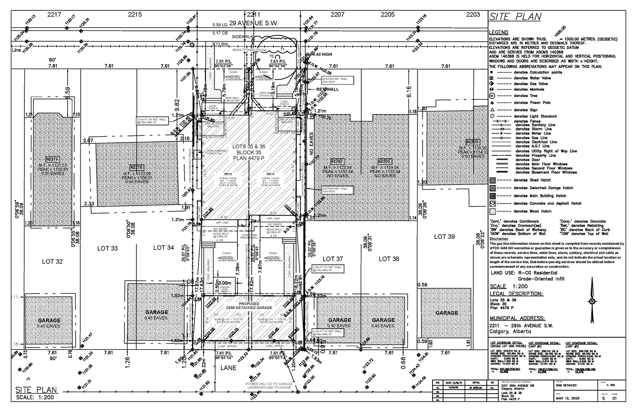 Construction site plan for project from page 8 of the file 'DP2026-01360 DMAP Plans Submitted (3MB) 2026-03-12'