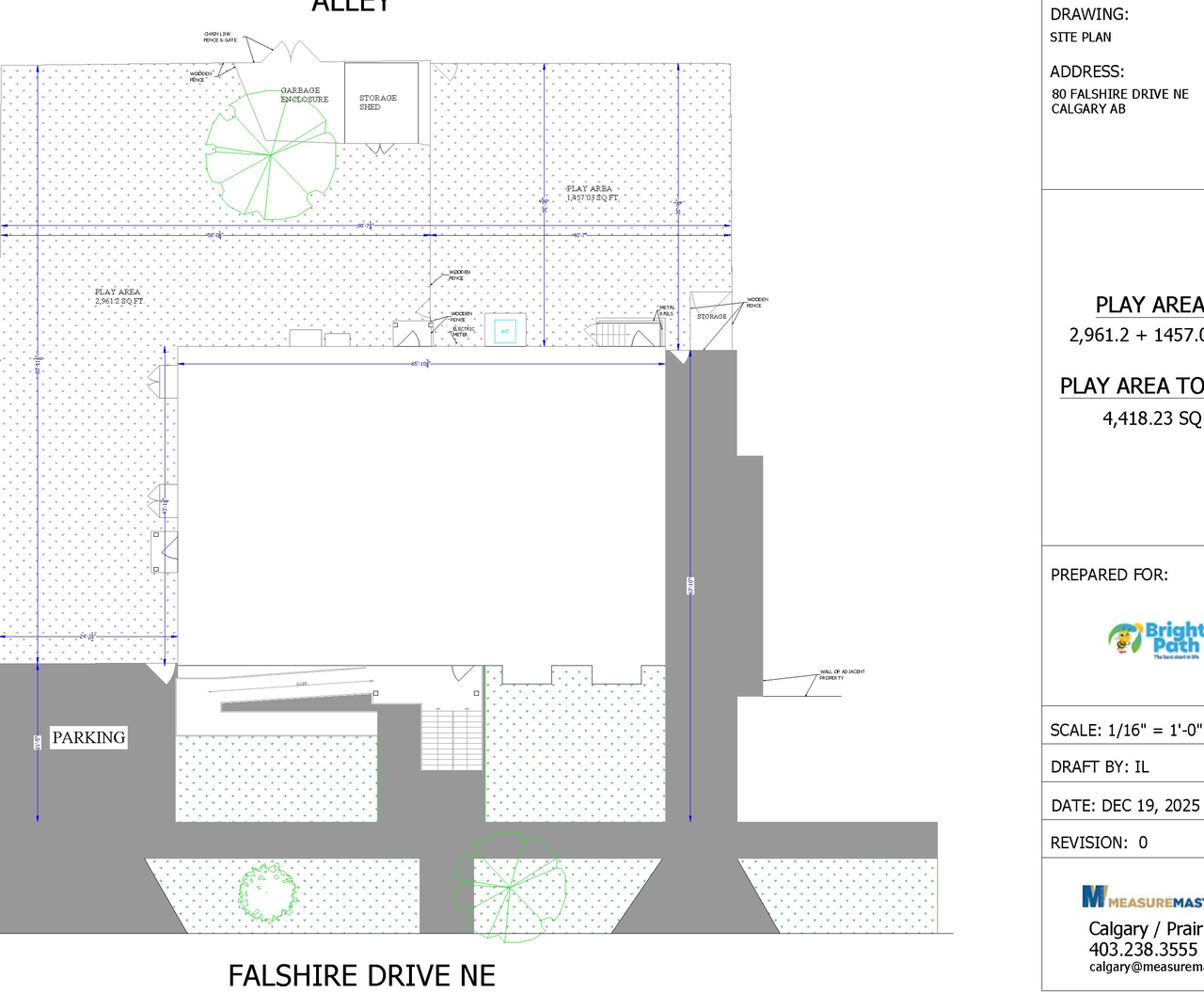 Construction site plan for project from page 2 of the file 'DP2026-01379 DMAP Plans Submitted (1MB) 2026-04-02'