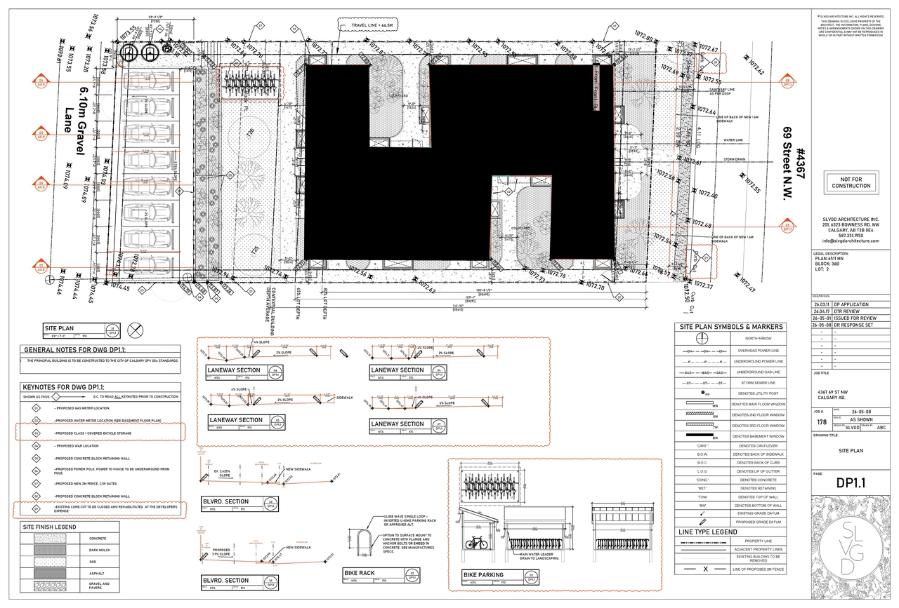 Floor plan for project from page 3 of the file 'DP2026-01386 DMAP Amended Plans (6MB) 2026-05-11'