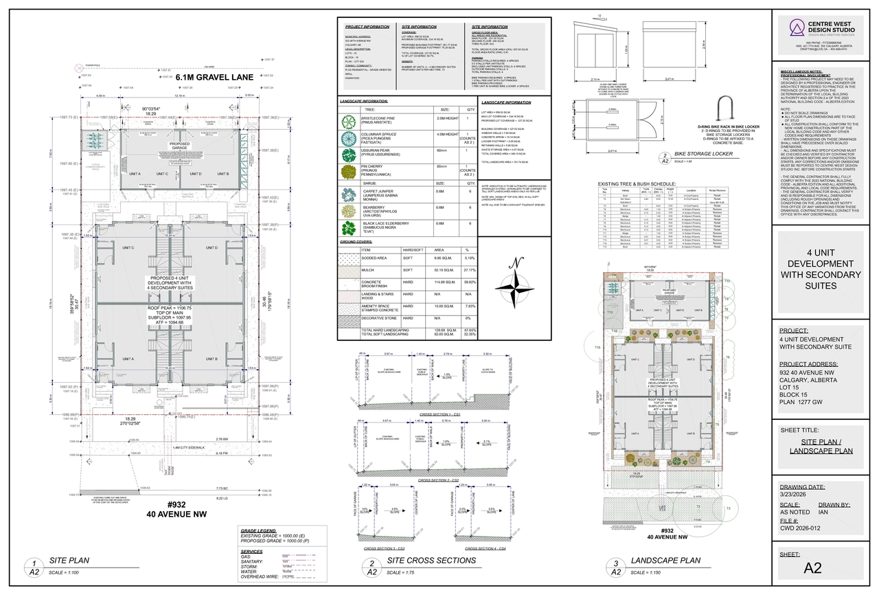 Floor plan for project from page 2 of the file 'DP2026-01415 DMAP Plans Submitted (5MB) 2026-03-24'