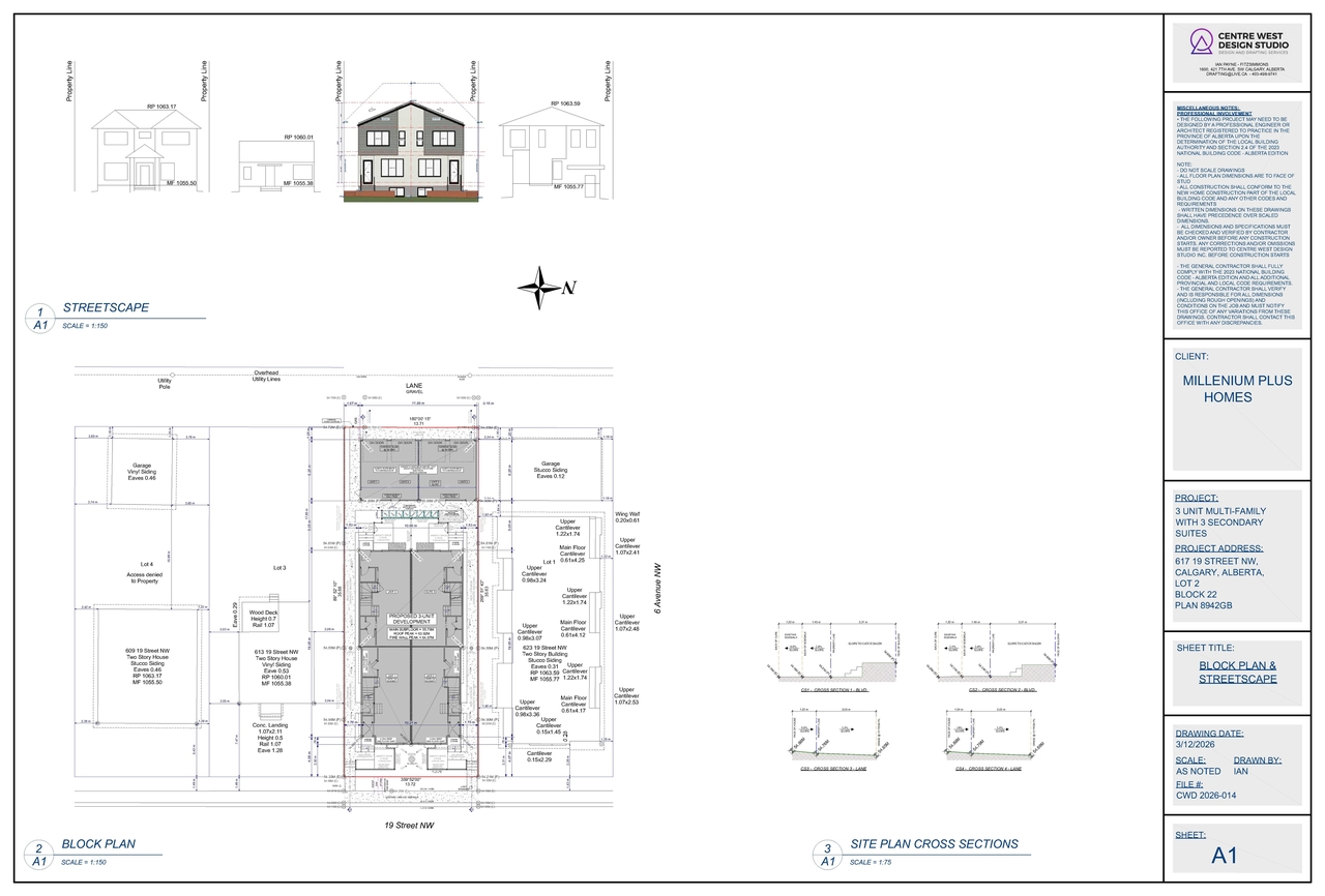 Floor plan for project from page 1 of the file 'DMAP Plans (Submitted) DP2026-01444 (4MB) 2026-03-16'