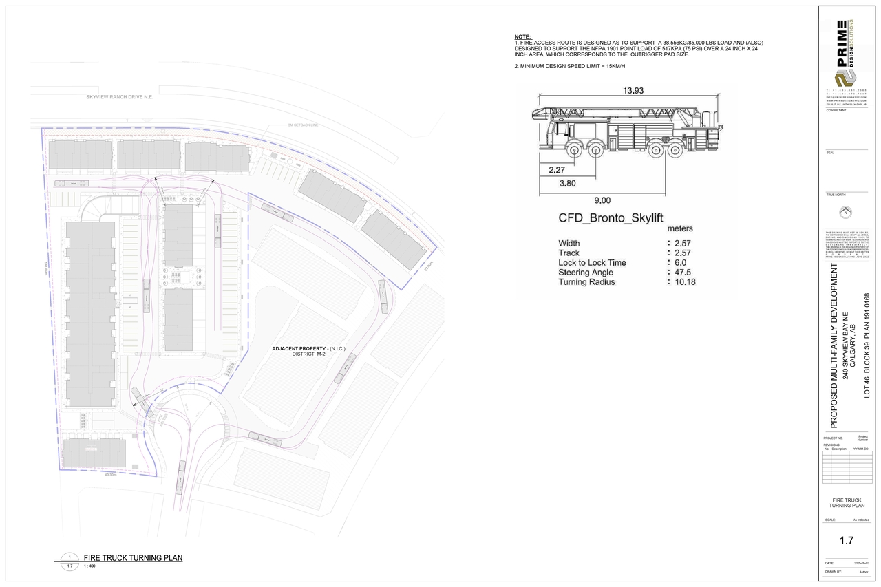 Construction site plan for project from page 10 of the file 'DP2026-01464 DMAP Plans Submitted (28MB) 2026-05-06'