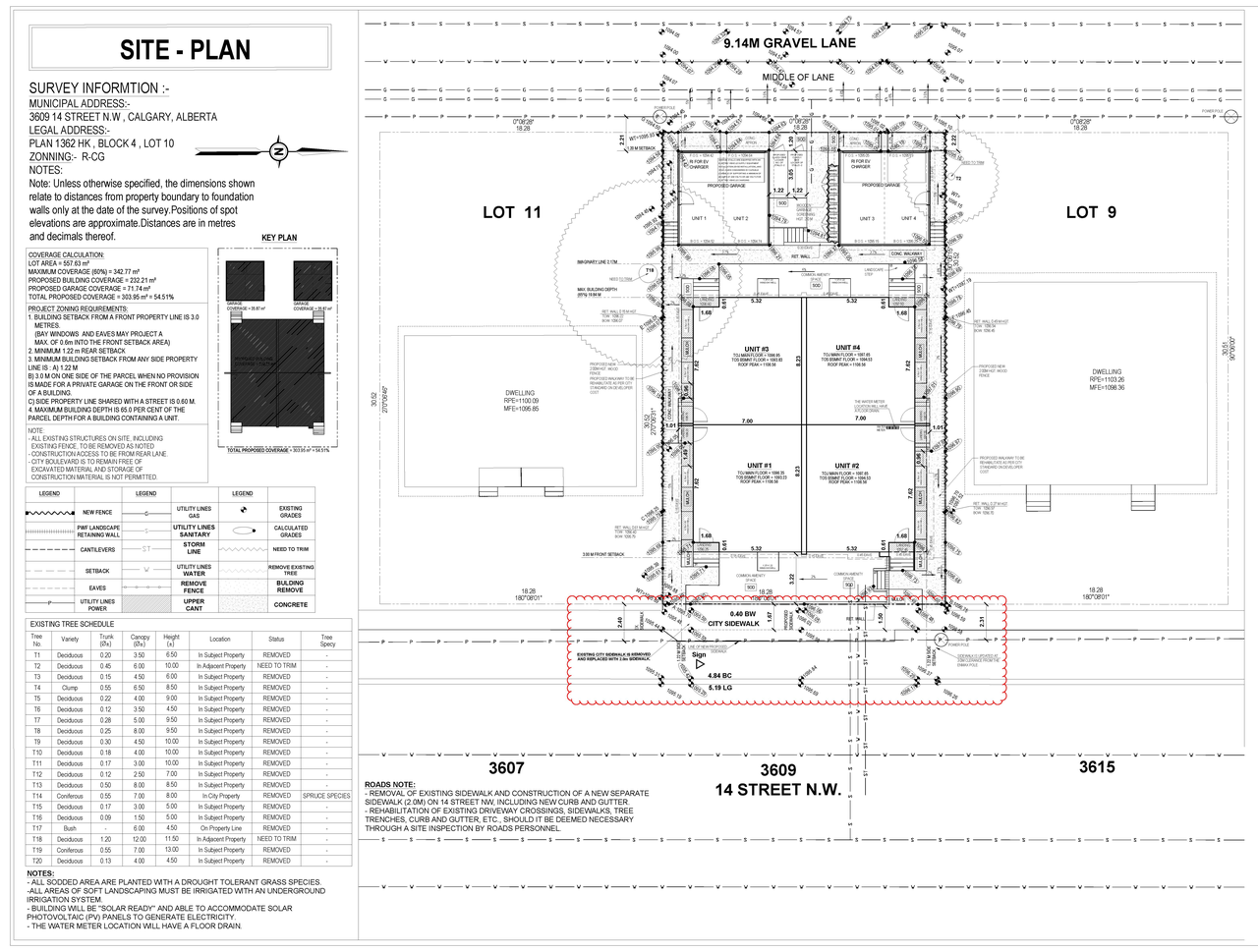 Construction site plan for project from page 6 of the file 'DP2026-01501 DMAP Plans (Amended) 2026-06-04 (6MB)'
