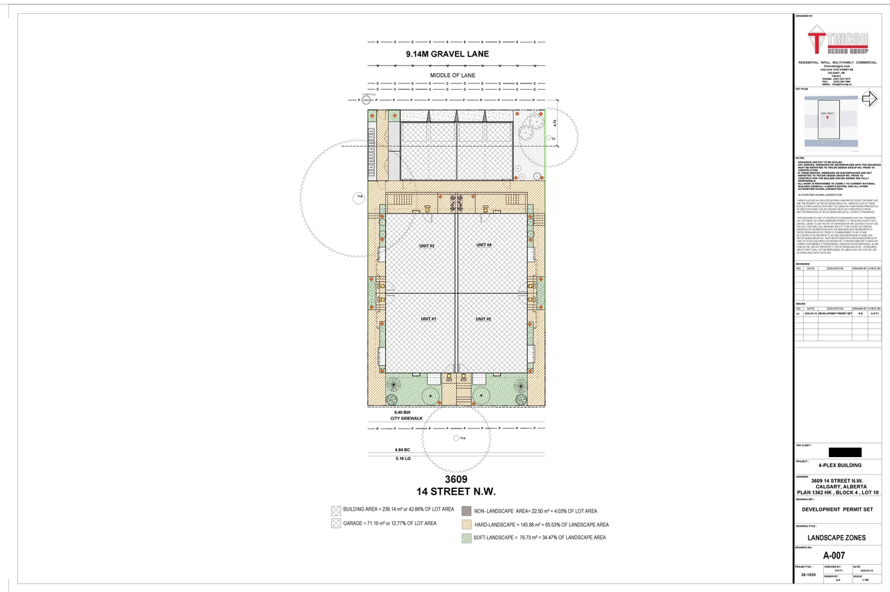 Construction site plan for project from page 9 of the file 'DP2026-01501 DMAP Plans Submitted (5MB) 2026-03-18'