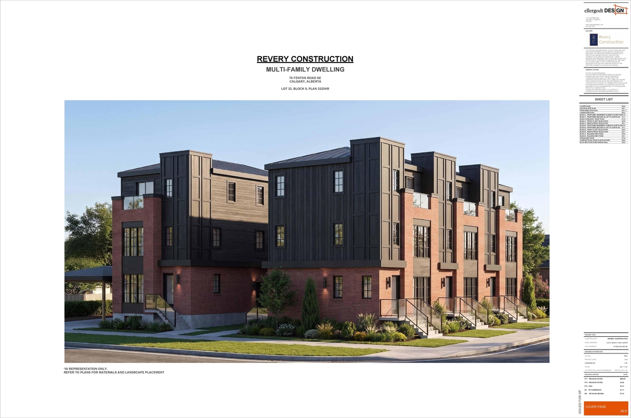 Rendering of building from page 1 of the file 'DP2026-01513 - DMAP Plans Amended (6MB) 2026-07-23'