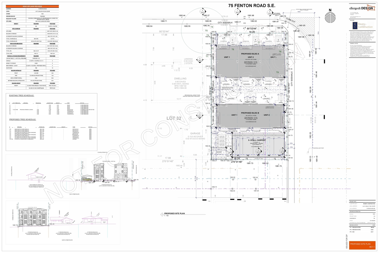 Construction site plan for project from page 2 of the file 'DP2026-01513 DMAP Plans Submitted (26MB) 2026-03-26'