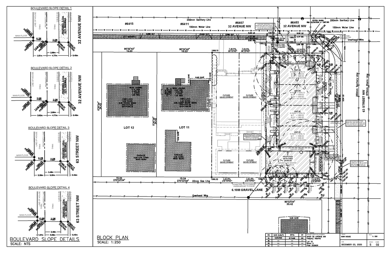 Construction site plan for project from page 2 of the file 'DP2026-01521 DMAP Plans Amended (4MB) 2026-05-26'