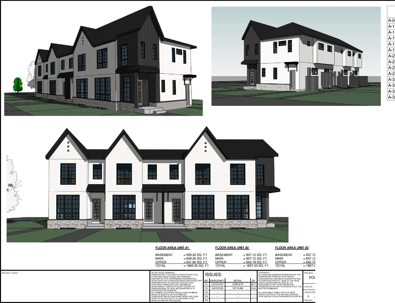Rendering of building from page 5 of the file 'DP2026-01521 DMAP Plans Submitted (4MB) 2026-03-19'