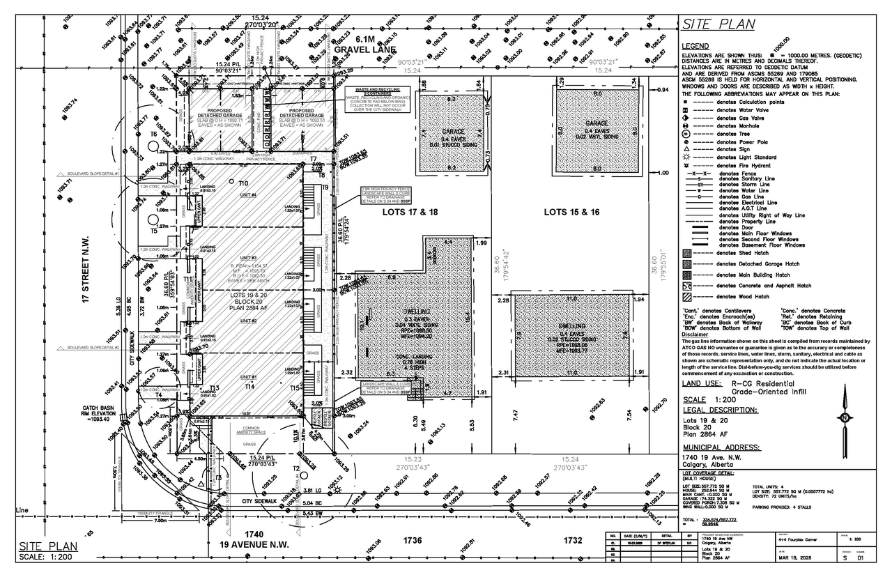 Construction site plan for project from page 8 of the file 'DP2026-01527 DMAP Plans Submitted (3MB) 2026-03-19'