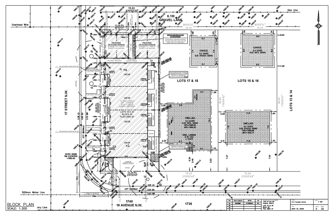 Construction site plan for project from page 9 of the file 'DP2026-01527 DMAP Plans Submitted (3MB) 2026-03-19'