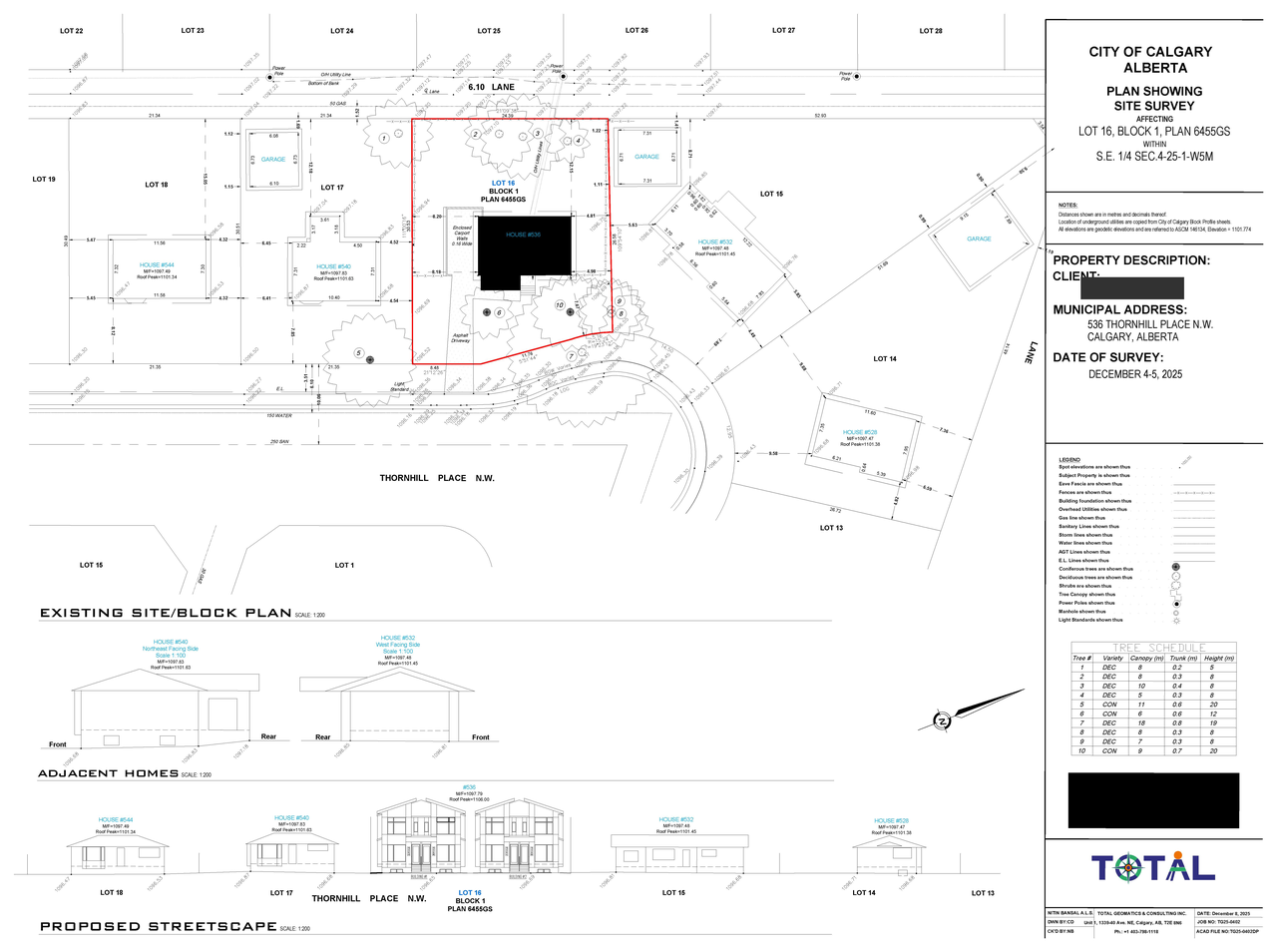 Construction site plan for project from page 1 of the file 'DP2026-01543 DMAP Plans Amended (5MB) 2026-07-23'