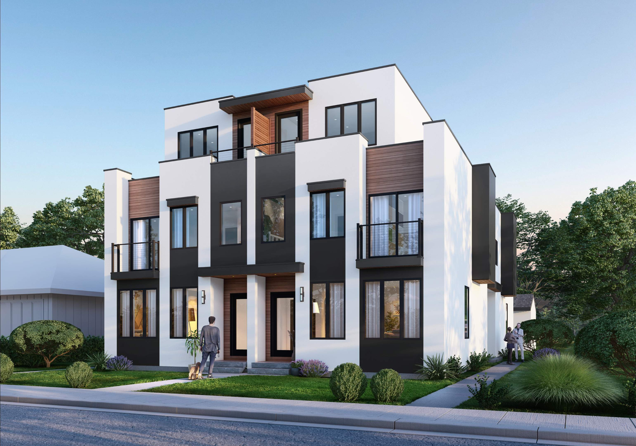 Rendering of building from page 8 of the file 'DP2026-01572 DMAP Plans Submitted (4MB) 2026-03-20'