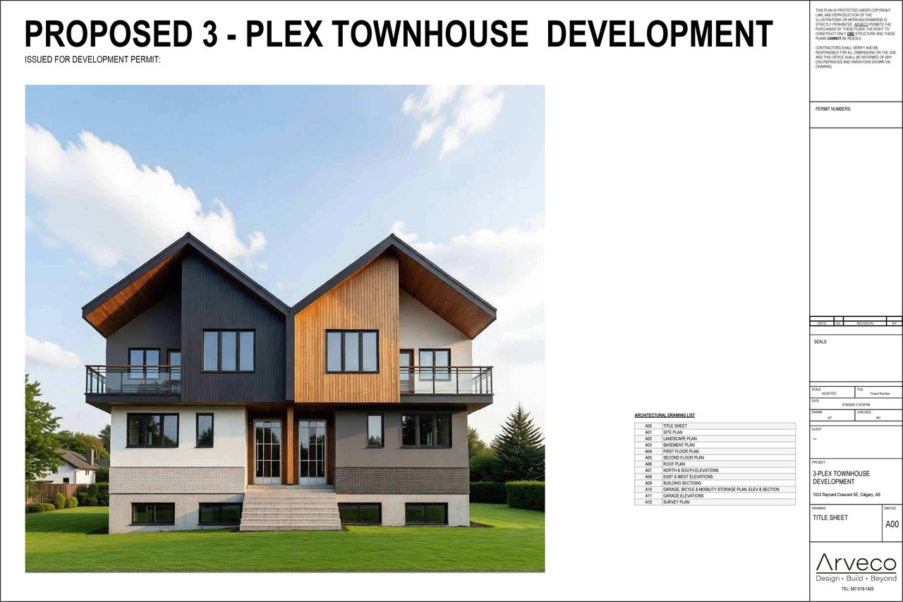Rendering of building from page 1 of the file 'DP2026-01583 DMAP Plans Submitted (3MB) 2026-03-20'
