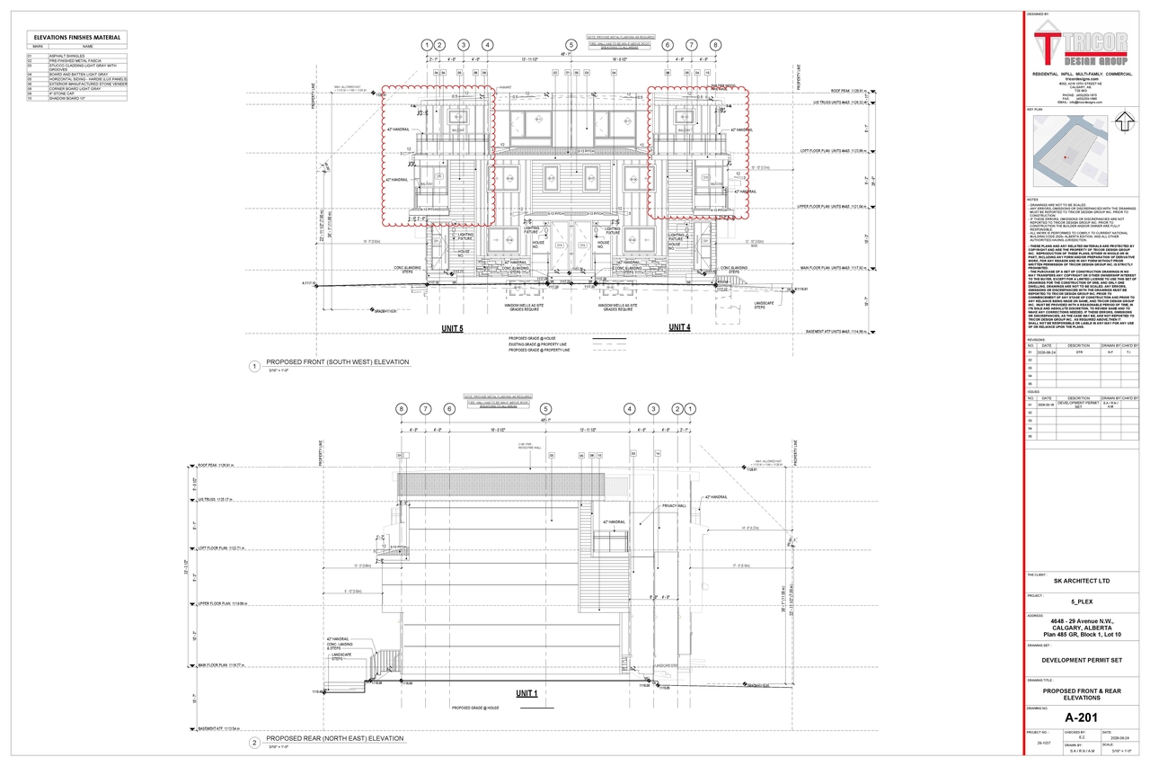 Floor plan for project from page 5 of the file 'DP2026-01591 DMAP Plans Amended (2026-06-25) (4MB)'