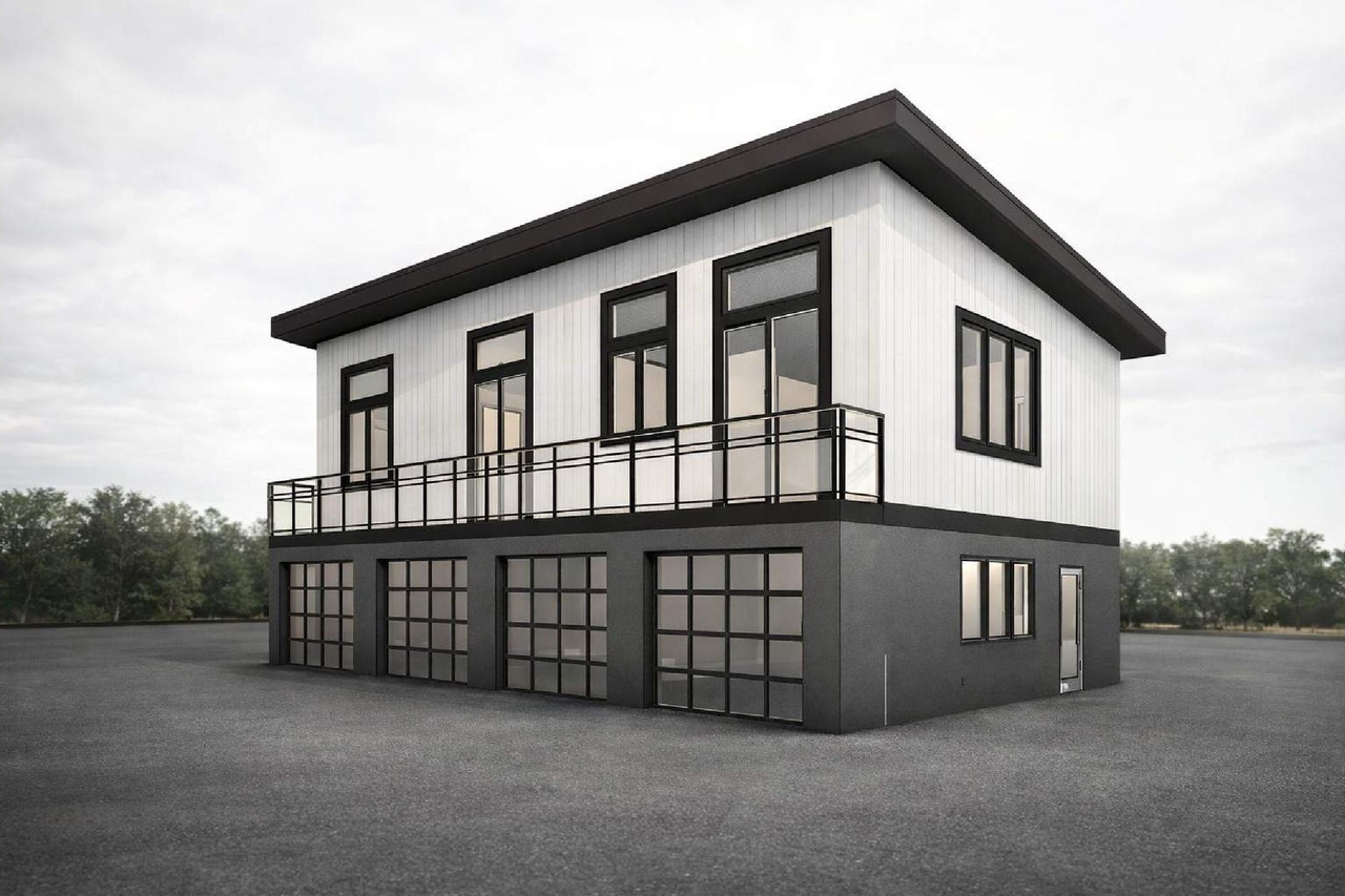 Rendering of building from page 1 of the file 'DP2026-01614 DMAP Plans (Submitted) 2026-04-13 (1MB)'