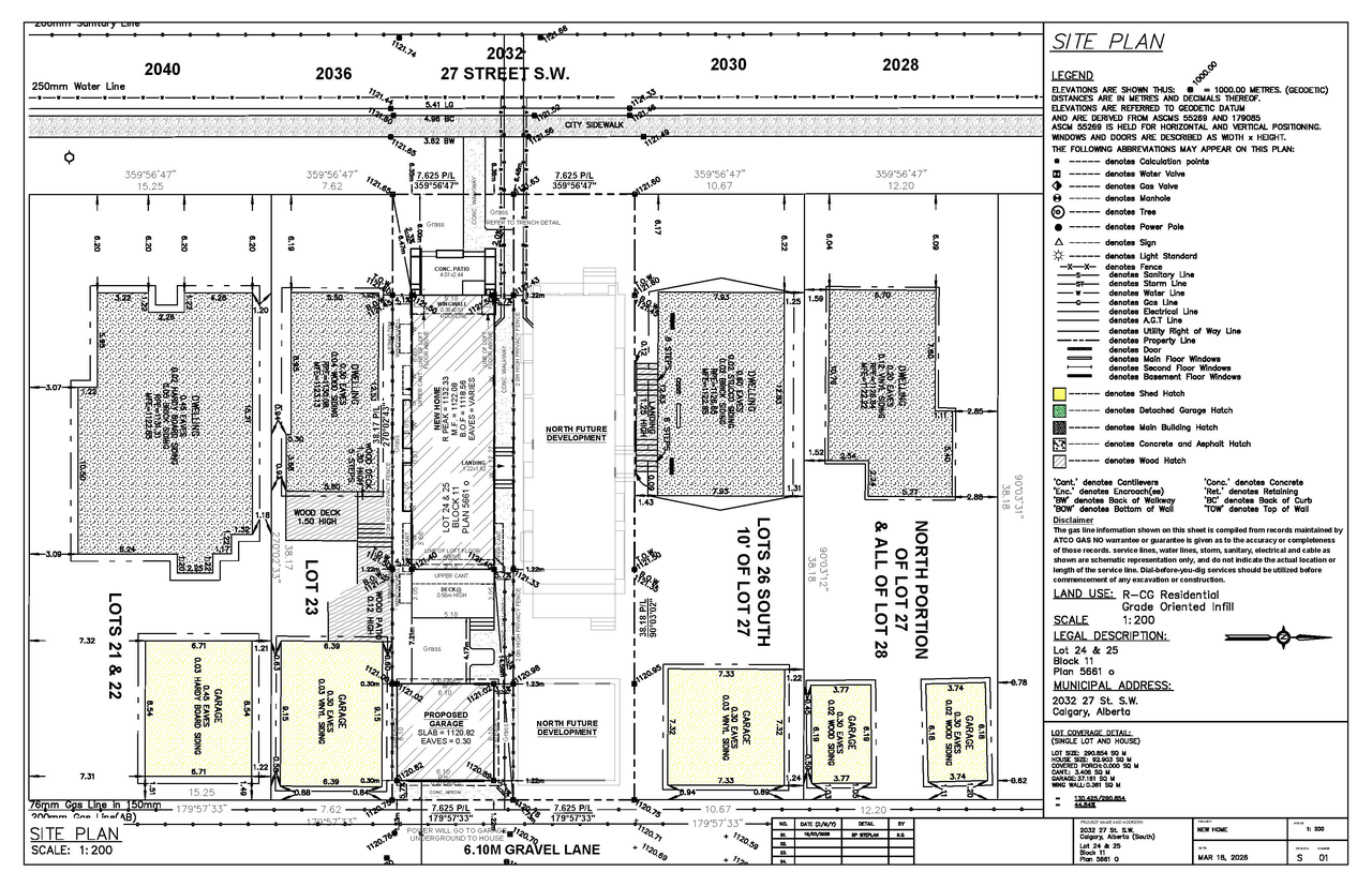 Construction site plan for project from page 7 of the file 'DP2026-01637 DMAP Plans Submitted (3MB) 2026-03-23'