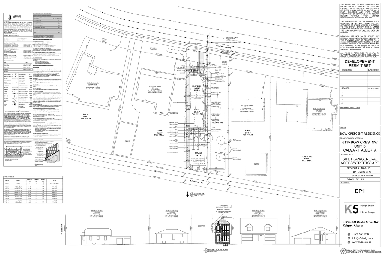 Construction site plan for project from page 1 of the file 'DP2026-01659 DMAP Plans Submitted (1MB) 2026-03-25'