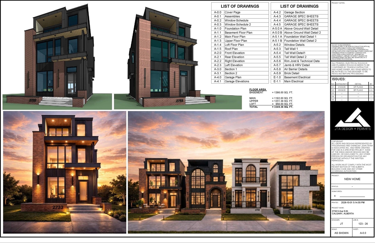 Rendering of building from page 1 of the file 'DP2026-01692 DMAP Plans (Amended) 2026-10-01 (3MB)'