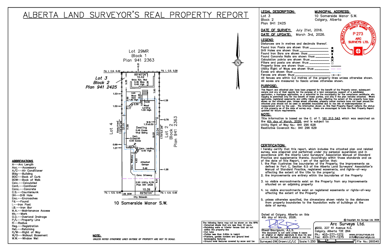Construction site plan for project from page 1 of the file 'DP2026-01711 DMAP Decision Rendered (1MB) 2026-03-25'