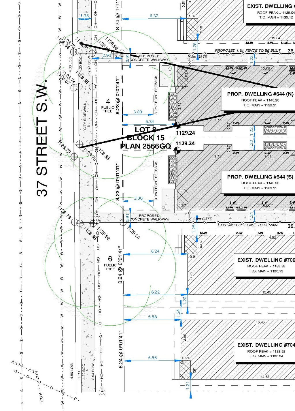 Construction site plan for project from page 3 of the file 'DP2026-01737-DMAP Plans Submitted-2026-04-10-2MB'