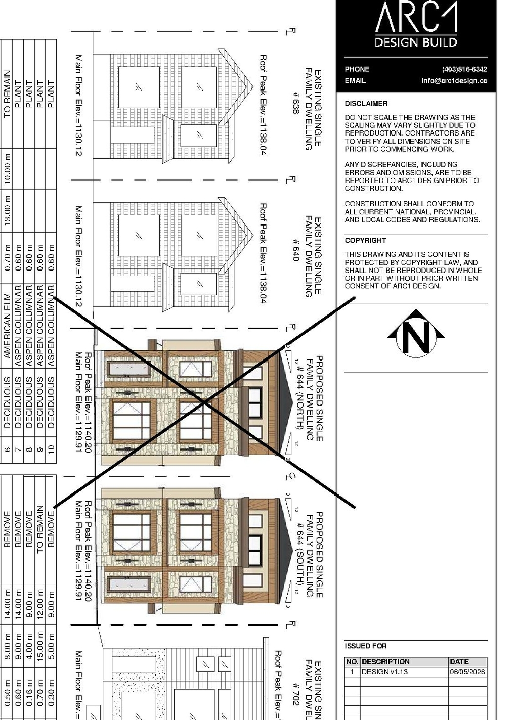 Construction site plan for project from page 3 of the file 'DP2026-01737 - DMAP Decision Rendered (2MB) 2026-07-16'