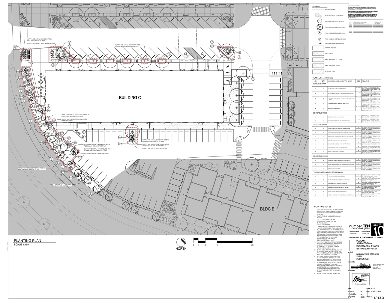 Construction site plan for project from page 2 of the file 'DP2026-01783 DMAP Plans (Submitted) 2026-03-27 (3MB)'