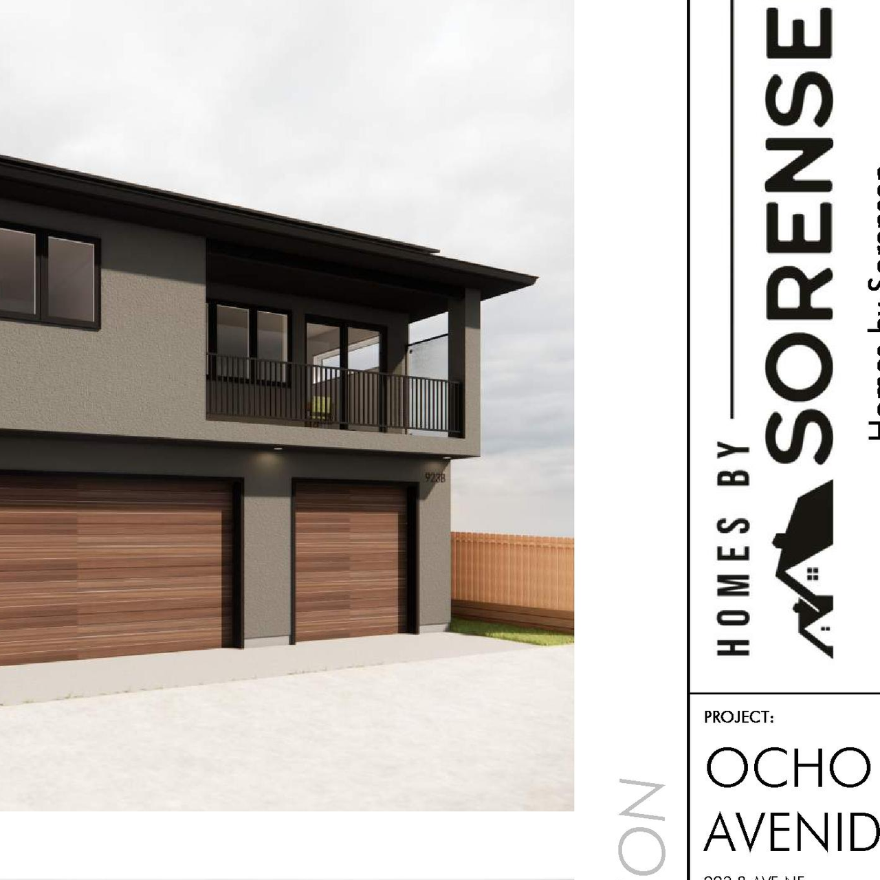 Rendering of building from page 6 of the file 'DP2026-01875 DMAP Plans Submitted 2026-04-20 4MB'