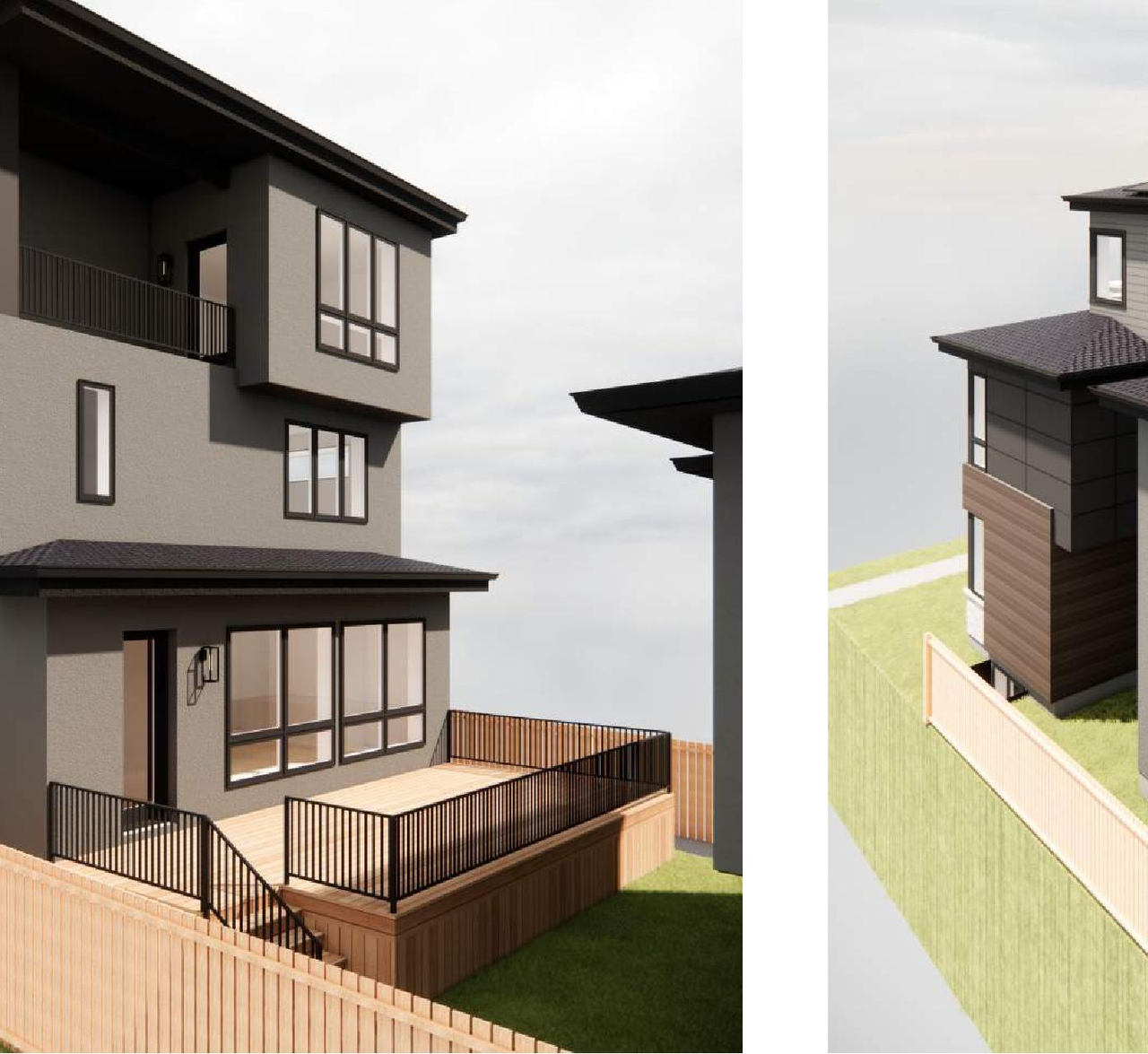 Rendering of building from page 6 of the file 'DP2026-01875 DMAP Plans Submitted 2026-04-20 4MB'