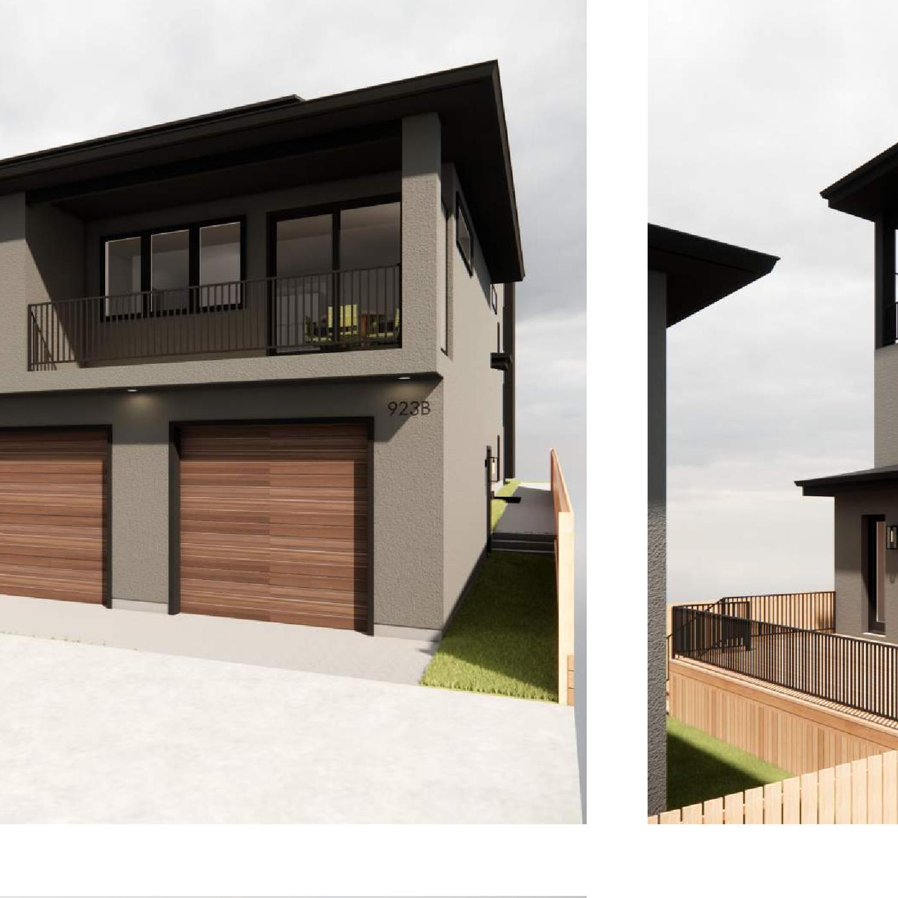Rendering of building from page 6 of the file 'DP2026-01875 DMAP Plans Submitted 2026-04-20 4MB'