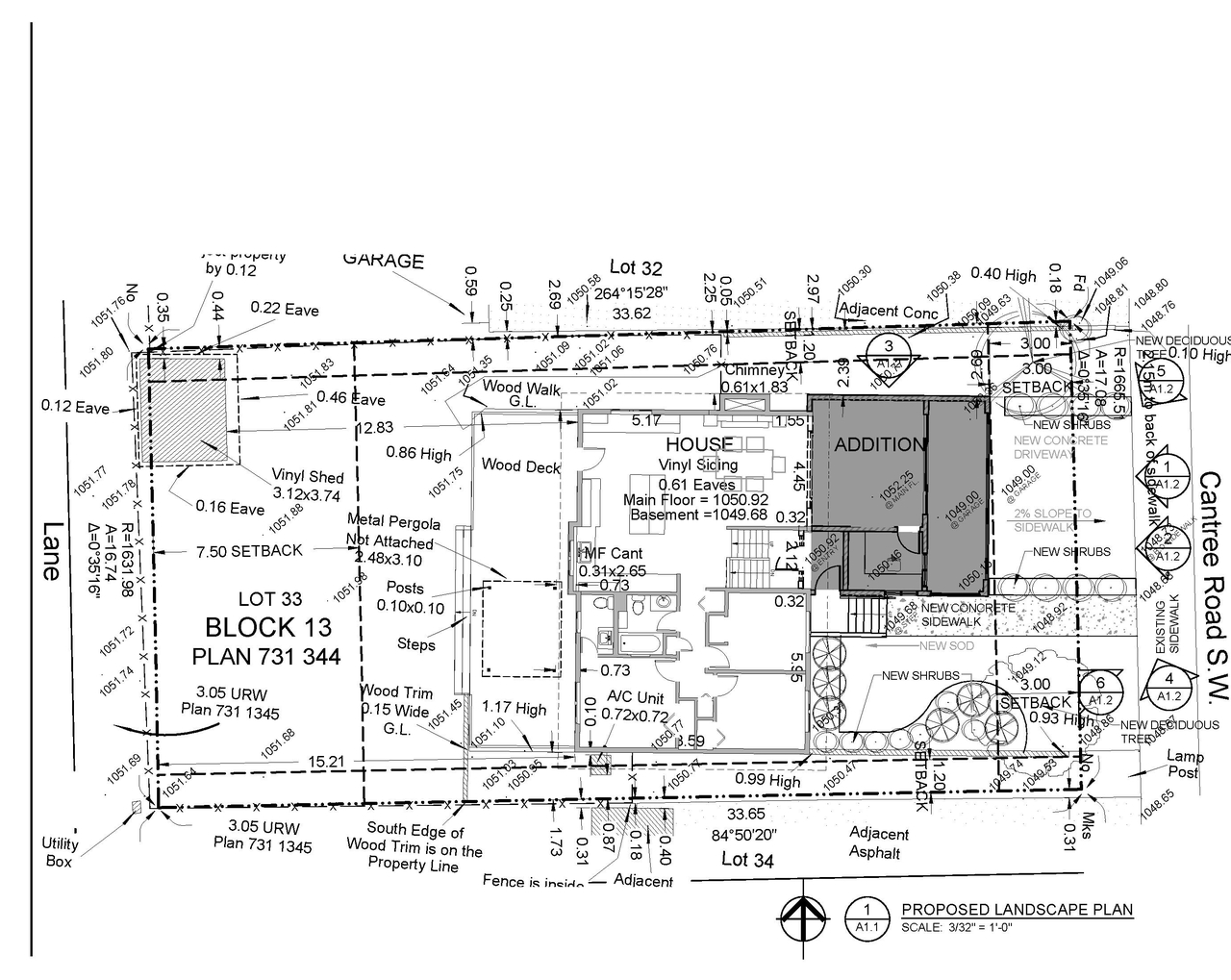 Construction site plan for project from page 3 of the file 'DP2026-01879 DMAP Plans (Submitted) 2026-04-02 (2MB)'