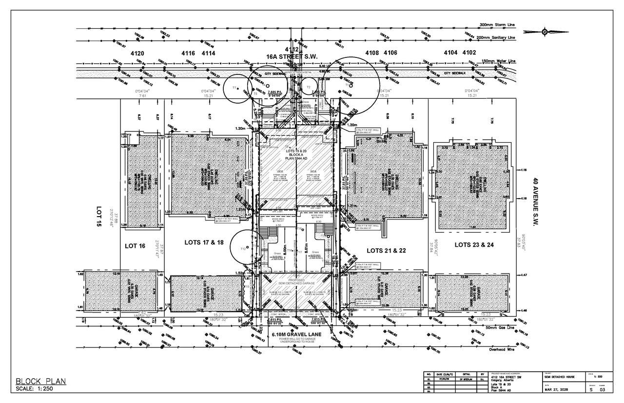 Construction site plan for project from page 11 of the file 'DP2026-01890 DMAP Plans Submitted 2026-04-20 2MB'
