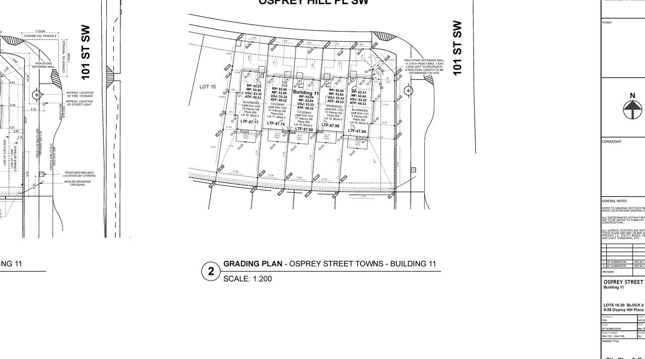 Construction site plan for project from page 3 of the file 'DP2026-01893-DMAP Plans Submitted 2026-04-21 1MB'