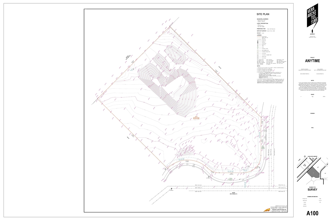 Construction site plan for project from page 3 of the file 'DP2026-01894 DMAP Plans (Submitted) 2026-04-02 (6MB)'