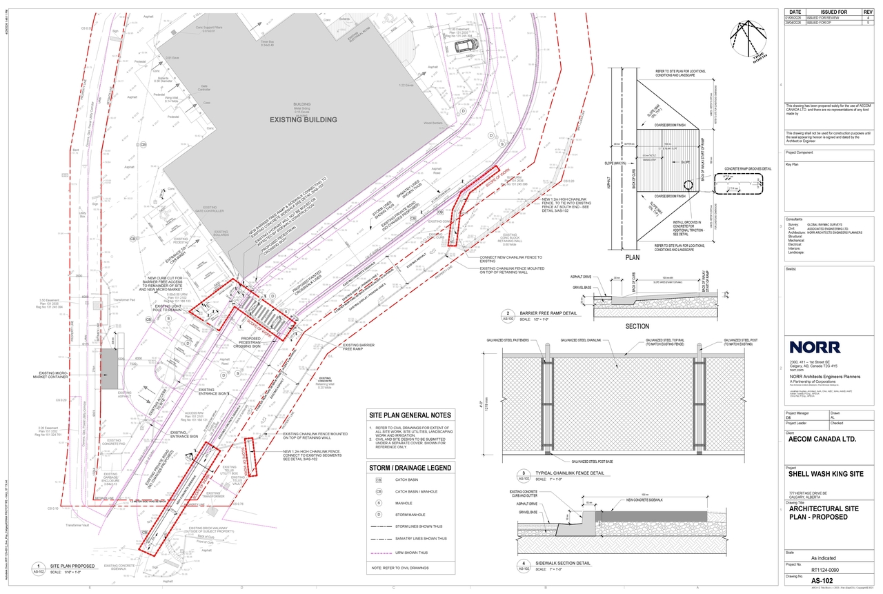 Construction site plan for project from page 3 of the file 'DP2026-02003 DMAP Plans Submitted (1MB) 2025-04-29'