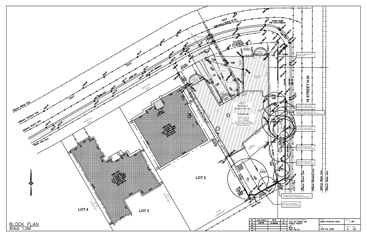 Construction site plan for project from page 10 of the file 'DP2026-02104 DMAP Plans Submitted 2026-04-20 7MB'