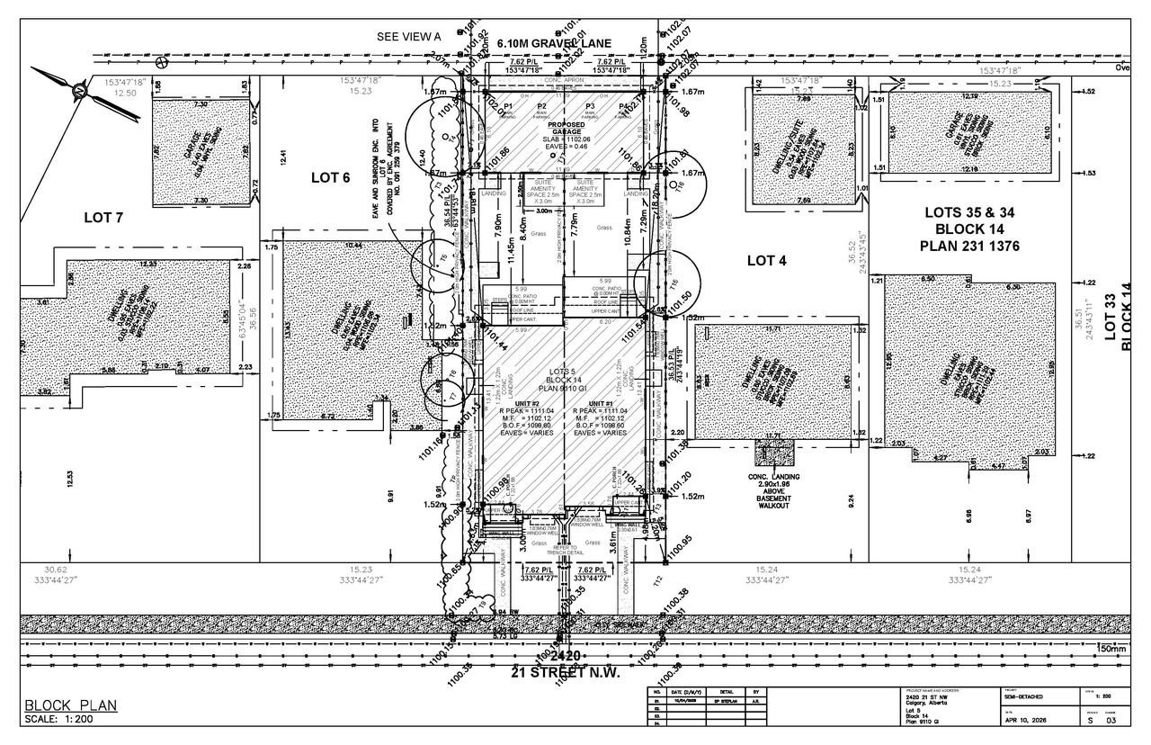 Construction site plan for project from page 10 of the file 'DP2026-02114 DMAP Plans (Submitted)2026-04-16 (4MB)'