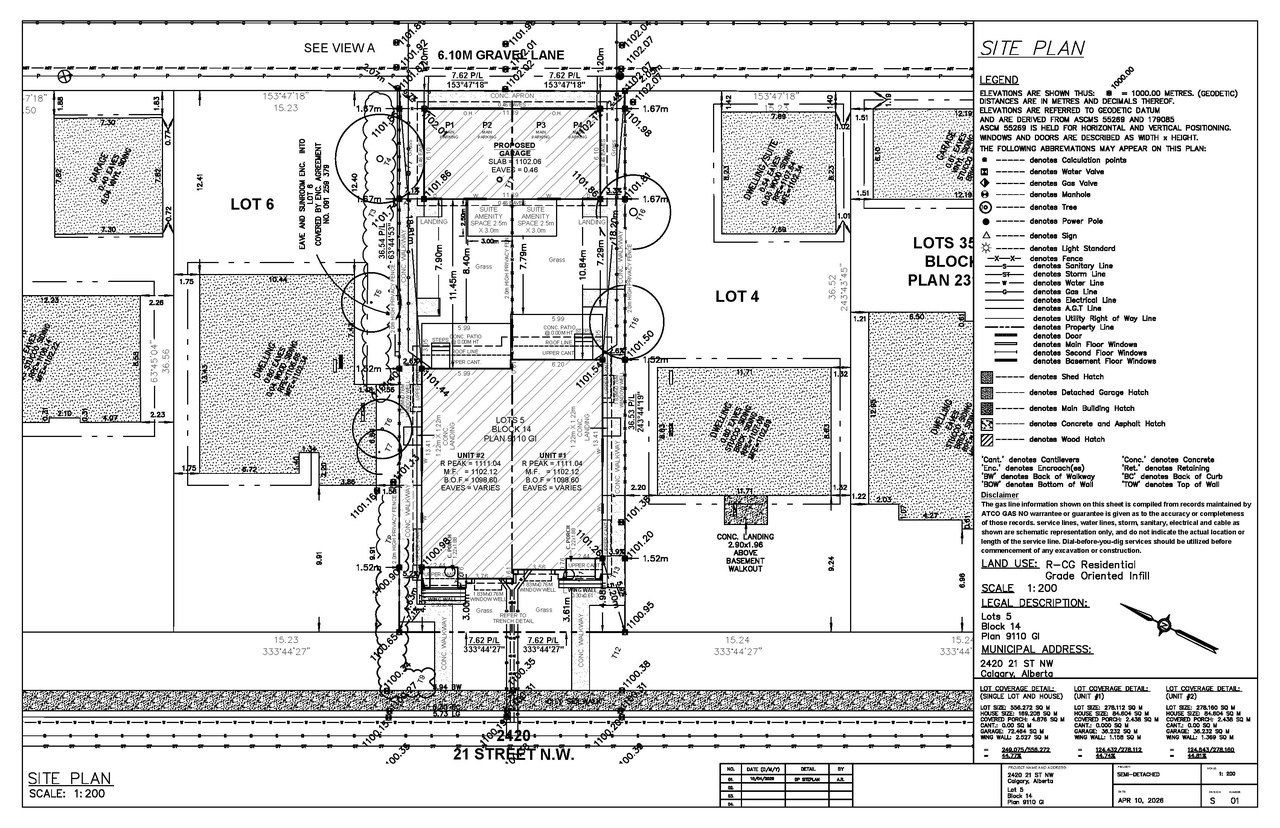 Construction site plan for project from page 8 of the file 'DP2026-02114 DMAP Plans (Submitted)2026-04-16 (4MB)'